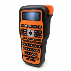 Étiqueteuse Numérique Type Brother P-Touch Industrielle – Écran Rétro-éclairé – +1 Bande 12mm – Chargeur 220V – Compatible Thermo Rétractable