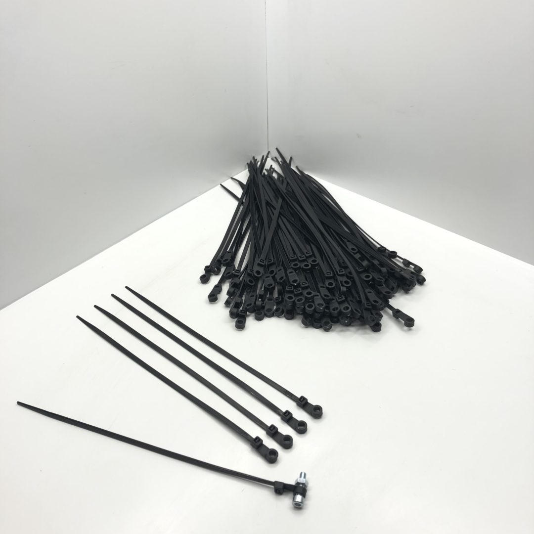100 colliers rilsan noir 3,0 x 150 mm