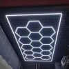 Lámpara led hexagonal Panal de abejas 2,4m x 4,8m 550W 6500k 230V Detailing Garage Barber - Imagen 8