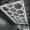 Lámpara led hexagonal Panal de abejas 2,4m x 4,8m 550W 6500k 230V Detailing Garage Barber