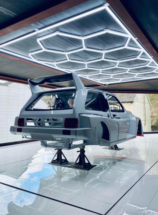 Lámpara led hexagonal Panal de abejas 2,4m x 4,8m 550W 6500k 230V Detailing Garage Barber - Imagen 4
