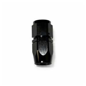 Raccord Dash AN8 Femelle Droit Noir – Aluminium CNC Swivel – JIC 3/4"-16 UNF – Haute Pression 60 Bars – Durite Aviation