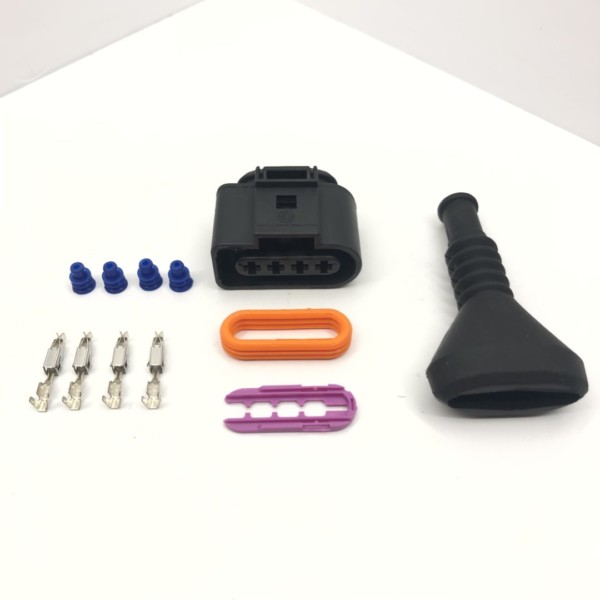 Connecteur 4 voies 1J0 973 724 pour bobine d'allumage Bosch type Audi R8 TFSI, Porsche, VW