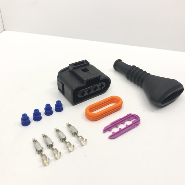 Connecteur 4 voies 1J0 973 724 pour bobine d'allumage Bosch type Audi R8 TFSI, Porsche, VW – Image 2