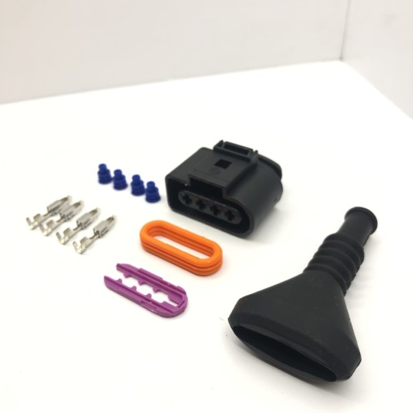 Connecteur 4 voies 1J0 973 724 pour bobine d'allumage Bosch type Audi R8 TFSI, Porsche, VW – Image 3