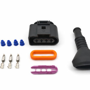 Connecteur 4 voies 1J0 973 724 – bobine d’allumage Bosch Audi R8 / TFSI / Porsche / VW – complet avec pins & joints