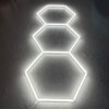 Sechseckige LED-Leuchte Waben-Deckenleuchte 3M x 1.2M LED 130W 6500k Detailing Garage Barber – Bild 5