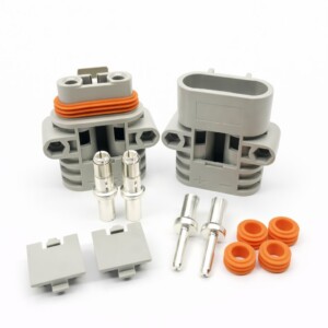 High-power 2-way 70 amp 170V waterproof IP68 marine boat connector