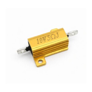 Résistance Coupe-Circuit Batterie 3 Ohm 10W CNC Aluminium Anodisé Gold – Anti-Retour Alternateur 6-24V