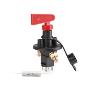 6-pole battery switch 12 volts 100 amps FIA + resistor