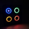 4 pannelli di interruttori rotondi PDM look "Switch Panel" 25 ampere 12 volt Discount Autosport 3D Printed - immagine 7
