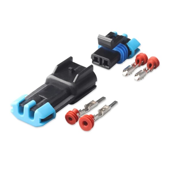 Conector eléctrico de 2 vías para bomba de combustible Walbro Delphi GM de 30 amperios