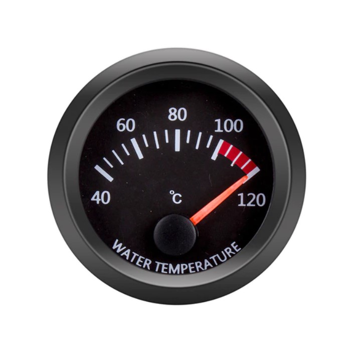 Manomètre de température d'eau 40° à 120°C avec sonde 1/8, diamètre 52mm  Discount Autosport - Discount AutoSport
