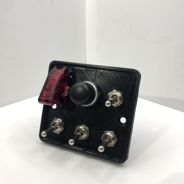 Scheda di avviamento 6 interruttori 25 ampere 12 volt Discount Autosport 3D Printed - immagine 2