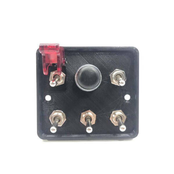 Scheda di avviamento 6 interruttori 25 ampere 12 volt Discount Autosport 3D Printed - immagine 3