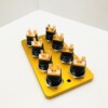 Piastra di avviamento in oro CNC 8 interruttori rotondi in alluminio Look "Switch Panel" PDM 25 ampere 12 volt - immagine 8