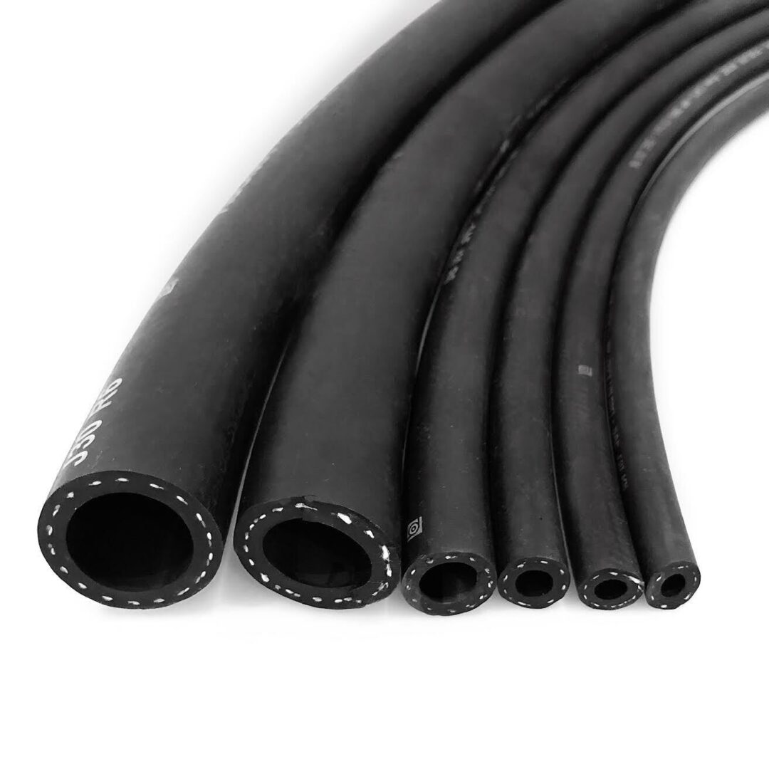 Durite coudé à 90° en Silicone renforcé noir diamètre intérieur 8mm