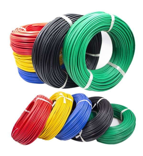 Fil électrique 1,5mm2 souple H07-VK longueur 5 mètres Rouge, Noir, Vert,  Bleu Jaune - Discount AutoSport