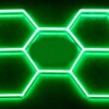Lámpara led hexagonal Panal de abejas multicolore RGB 2.5m x 2.4m 65W 230V Detailing Garage Barber - Imagen 6
