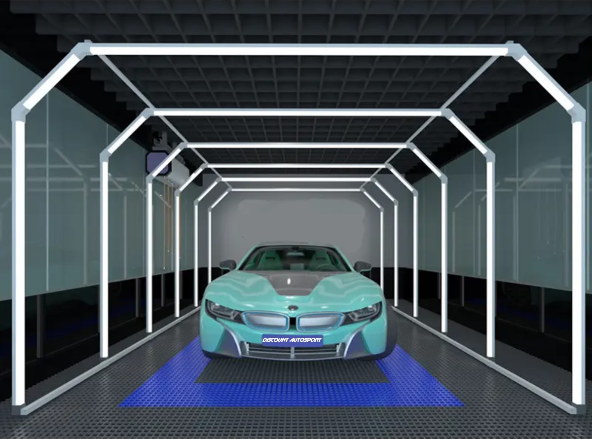 Túnel LED 1500W 5,24M x 4M x 2,61M Garaje taller detailing