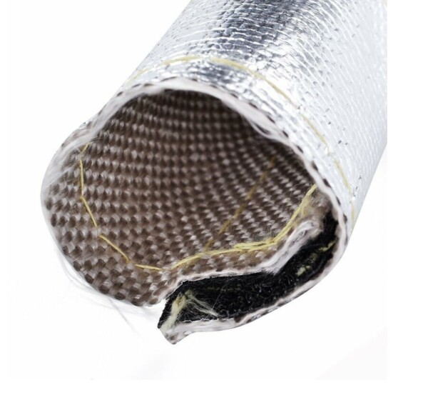 600°C rayado / velcro manguito ignífugo de fibra de vidrio diámetro 10 a 40mm Longitud 1M - Imagen 4