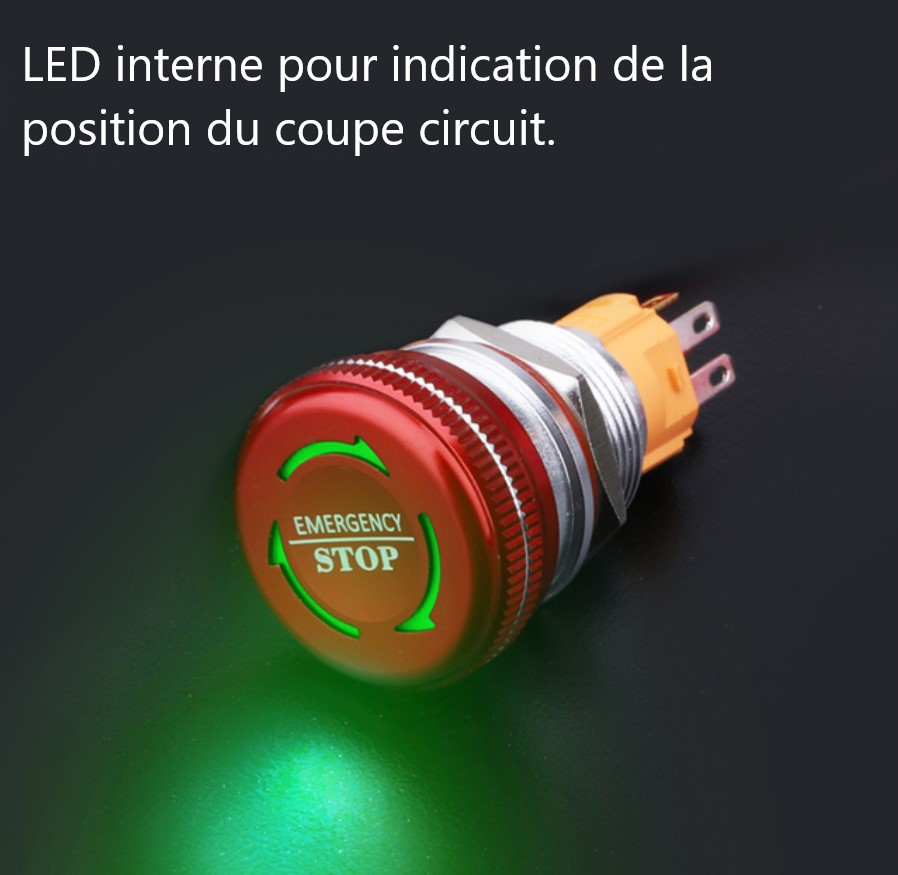 Coupe circuit électronique 180 ampères 12 volts homologué FIA