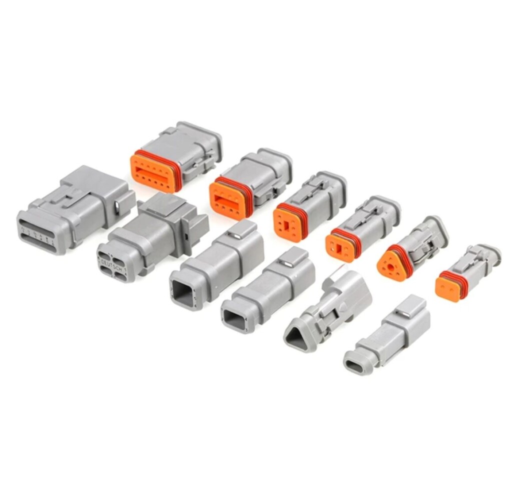 Connecteurs électrique Deutsch DT 2 à 12 voies avec boots de protection