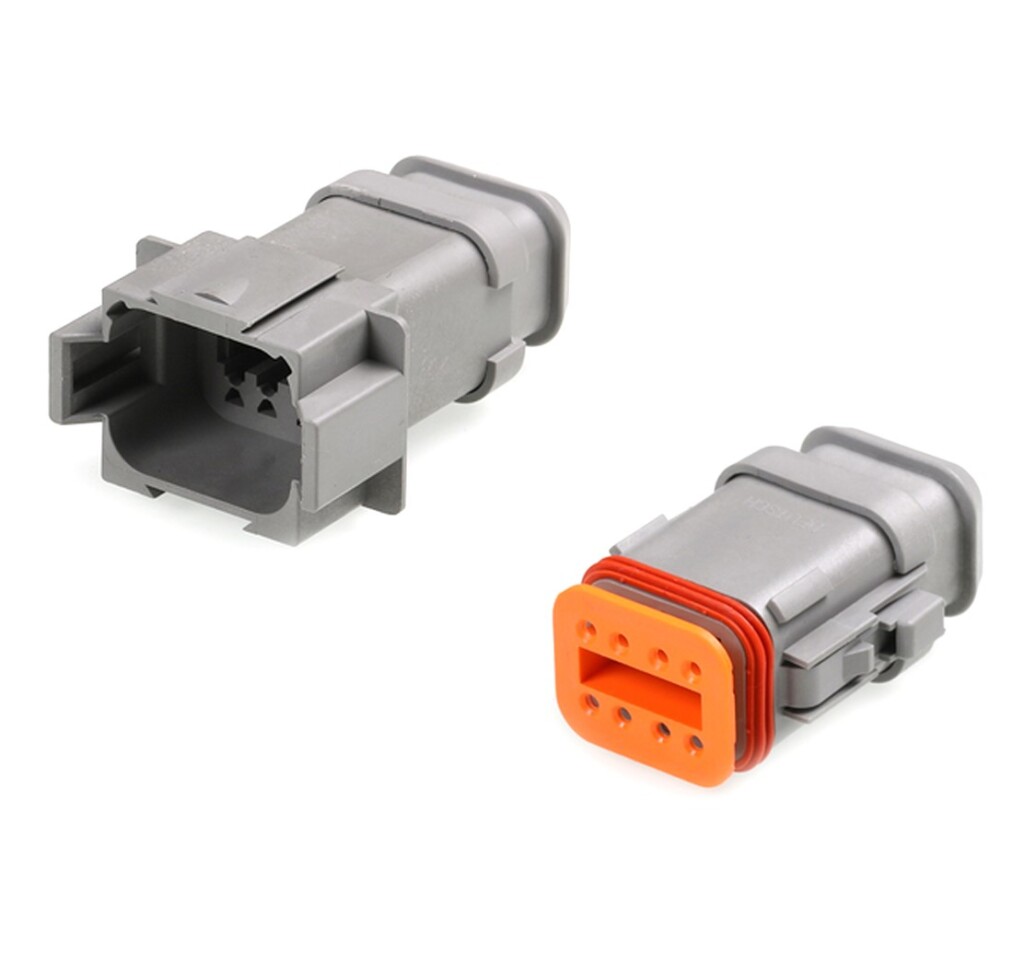 Connecteurs électrique Deutsch DT 2 à 12 voies avec boots de protection