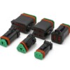 Conectores eléctricos Deutsch DT Negro 2 a 12 vías 12V 15 amperios impermeable IP67 - Imagen 2