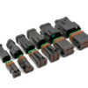 Conectores eléctricos Deutsch DT Negro 2 a 12 vías 12V 15 amperios impermeable IP67