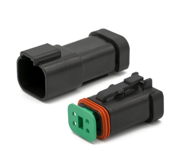 Conectores eléctricos Deutsch DT Negro 2 a 12 vías 12V 15 amperios impermeable IP67 - Imagen 6