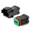 Conectores eléctricos Deutsch DT Negro 2 a 12 vías 12V 15 amperios impermeable IP67 - Imagen 8