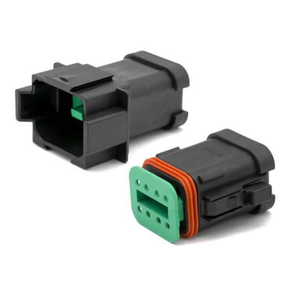 Conectores eléctricos Deutsch DT Negro 2 a 12 vías 12V 15 amperios impermeable IP67 - Imagen 8