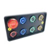 Stampa 3D Piastra interruttore a 8 pulsanti in stile PDM + interruttore elettronico da 180 ampere certificato FIA - immagine 3