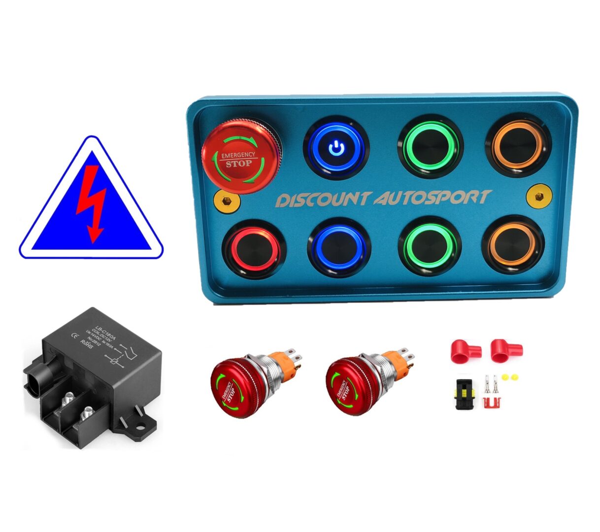 BOUTON On/off ROND Interrupteur voiture et bateau commutateur Dash