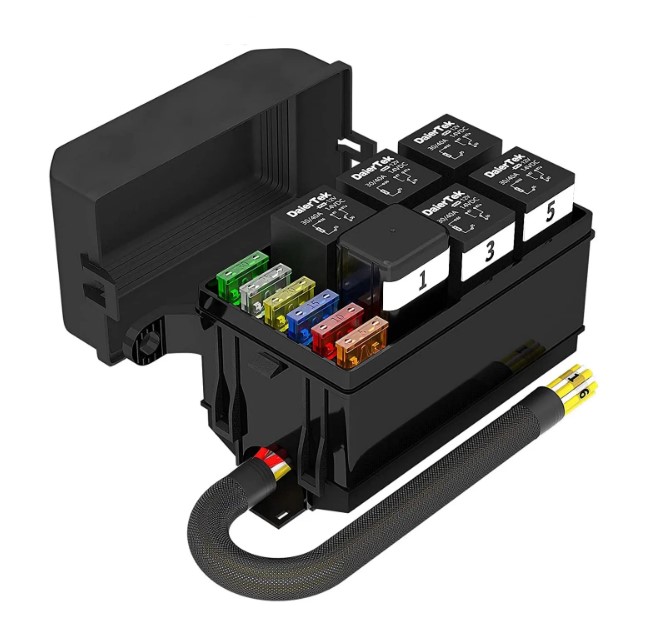 Fusibles Plats Pour Auto - Fanpayy Boîte À 12 Voies 12v Porte