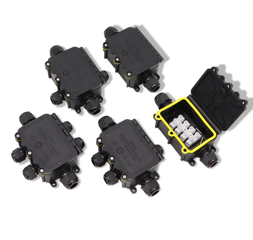 2 to 6 way IP68 waterproof electrical junction box 12V to 450V Discount AutoSport