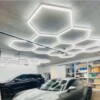 Sechseckige LED-Leuchte Waben-Deckenleuchte 3.2M x 2.3M LED 280W 6500k Detailing Garage Barber