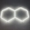 luce led esagonale 2 nido d'ape plafoniera garage 230V 1.6M X 1M 70W 6500K detailing - immagine 2