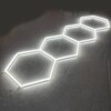 Luce led esagonale 4 nido d'ape plafoniera garage 230V 3.2M X 1M 130W 6500K detailing