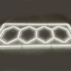 Sechseckige LED-Leuchte Waben-Deckenleuchte 3.6M x 1.2M LED 230W 6500k Detailing Garage Barber – Bild 2
