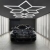 lámpara led hexagonal Panal de abejas 16 triángulos 5.5m x 2.8m 360W 6500k 230V Detailing Garage Barber - Imagen 6