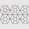 Hexagon led light 6 hexagon + 46 honeycomb triangles 4.8m x 2.8m 590W 6500k 230V detailing garage barber - Image 8