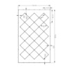 Lámpara led hexagonal 10 cuadrados Panal de abejas 4.8m x 2.4m 510W 6500k 230V Detailing Garage Barber - Imagen 2