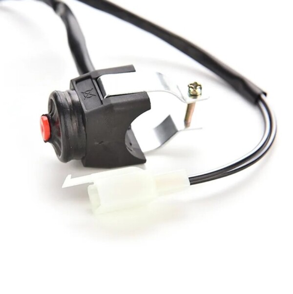 Pulsante di arresto del motore dell'interruttore automatico per moto da cross giapponesi Yamaha, Kawasaki, Suzuki, Honda - immagine 3