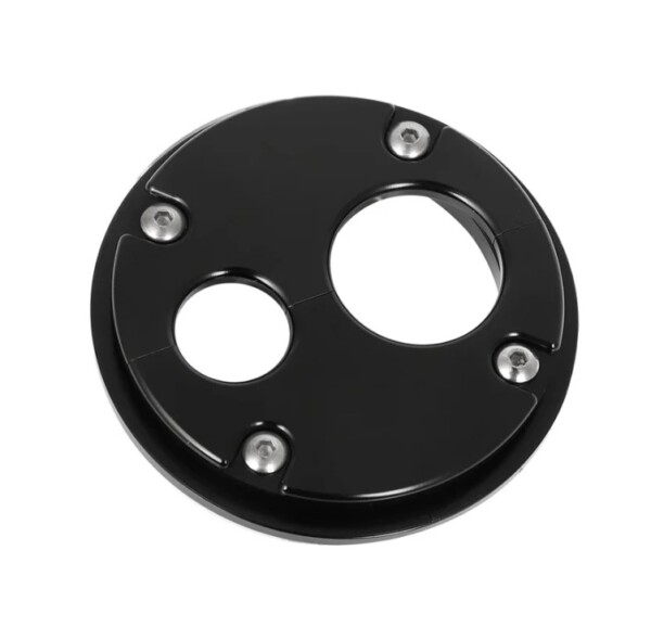 Mamparo de aluminio atornillado de 30 mm + 15 mm para el mazo de cables y las mangueras - Imagen 2