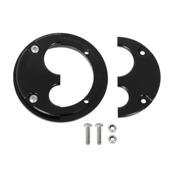 Mamparo de aluminio atornillado de 30 mm + 15 mm para el mazo de cables y las mangueras - Imagen 5
