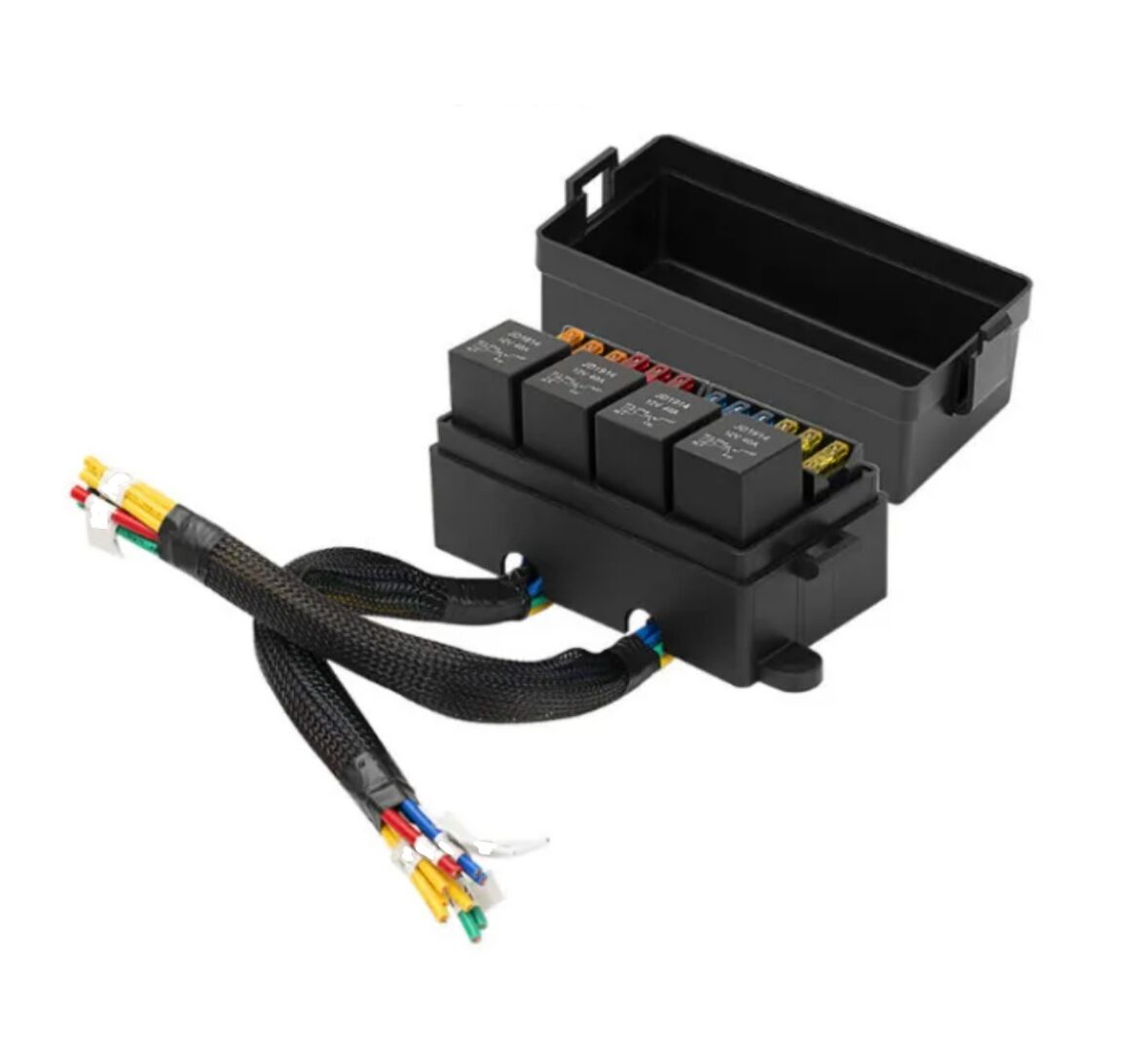 Porte fusible 12 voies avec LED diagnostic, distributeur d