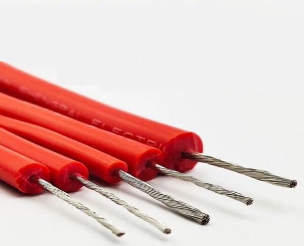 Cable de bujía de silicio de alta tensión 20.000 voltios 2mm2 longitud 1 metro para supresores de encendido - Imagen 2