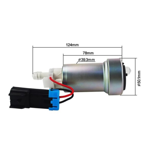 Bomba de combustible universal reforzada compatible con etanol E85, gasolina y gasóleo Gran caudal 525 l/H - Imagen 5